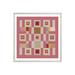 Birch Lane™ Cottage Quilt - Single Picture Frame Print Paper in Pink | 30 H x 30 W x 0.75 D in | Wayfair 5049E8BAD8354A02A764FB0C32548491