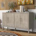 Red Barrel Studio® Ardala 60" Wide Sideboard Wood in Brown | 34.6 H x 60 W x 15.7 D in | Wayfair 30EEB5E4DF86474F87332475B570BA66