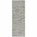 White 96 x 36 x 0.5 in Indoor Area Rug - Dakota Fields Ciceley Area Rug Polyester | 96 H x 36 W x 0.5 D in | Wayfair