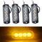 Lampe de balise de remorque de camion de voiture, lumière d'iode de voiture, lampe de gril, lumière latérale à LED, lampe de balise, installation de secours, 4x4LED