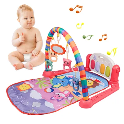 Tapis de gymnastique pour bébé de 0 3 et 6 mois jeu de Piano Center d'activité musicale épaissi