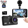 Acceo-Caméra de tableau de bord Dvr avec caméra de recul Full HD 1080P objectif touristique