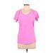 Reebok Active T-Shirt: Pink Activewear - Women's Size Medium