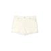 Ann Taylor LOFT Denim Shorts: Ivory Bottoms - Women's Size 32