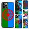 Gypsy Romani Roma Flag Phone Case For For iPhone 15 11 12 13 14 Pro Max XS XR 8 7 Plus coque