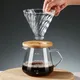 Pour Over Coffee Maker Set Glass Carafe Coffee with Glass Coffee Filter Drip Coffee Maker Set for