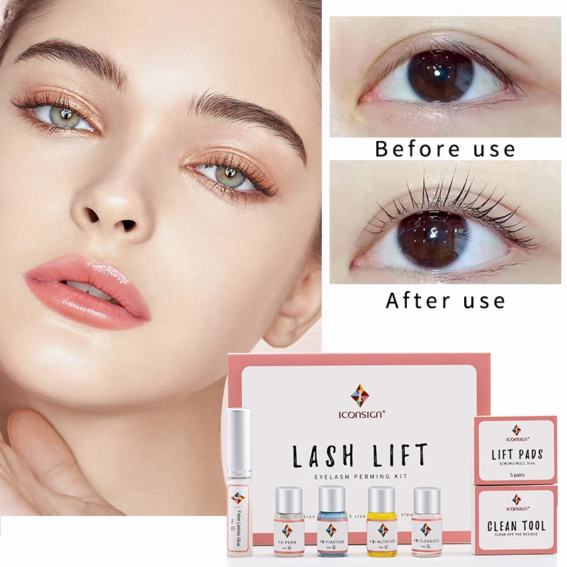 ICONSIGN Lashes Lifting Lash Lift Kit Kit di laminazione delle ciglia ciglia Enhancer Perm Lash Eye Makeup strumenti di bellezza per ciglia