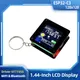 ESP32 C3 1.44-Inch LCD Display Desktop WiFi & BT Small Ornaments Carry-on Mini TV Portable Pendant