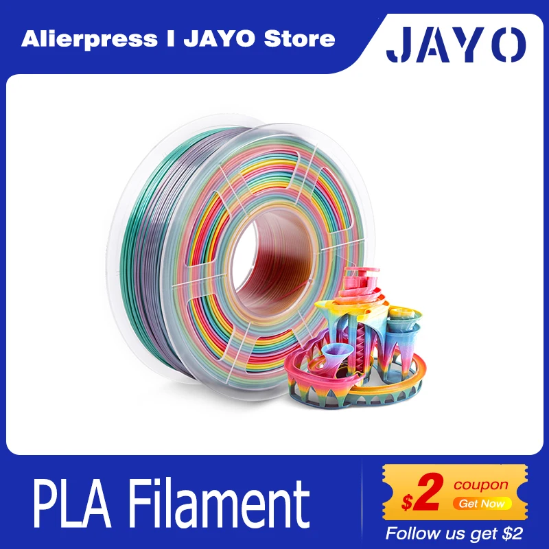 Jayo/sunlu ordentlich gewickelt pla filament 3d drucker filament 1,75mm 1kg 3d druck materialien passen die meisten fdm 3d drucker & 3d stift Image