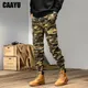 CAAYU Joggers Cargo Pants for Men Casual Y2k Hit Color Pocket Male Trousers Sweatpants Streetwear