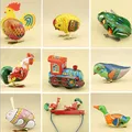 Kids Classic Toy Tin Wind Up Clockwork Toys Jumping Iron Frog Rabbit Cock Toy New Action Figures Toy