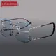 Chashma Marke Brillen Diamant Getrimmt Randlose Brille Titan Modische Dame Brillen Spektakel Rahmen