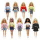 Für 29cm Barbie Puppe Kleidung Mode Puff Hülse Spielzeug für Mädchen 1/6 Bjd Puppe Zubehör Kleidung