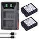 CGA-S006E CGR-S006 DMW-BMA7 CGA S006 Battery and Charger for Panasonic Lumix DMC-FZ7 DMC-FZ30 FZ50