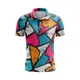 Polo Shirts Men T-shirt Printed Golf Wear Tennis Polo Shirts Fashion Casual Breathable Short Sleeves