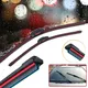 Car Windshield Wiper Blades Universal Water Repellent Wiper Blades Soft Double Layer Rubber