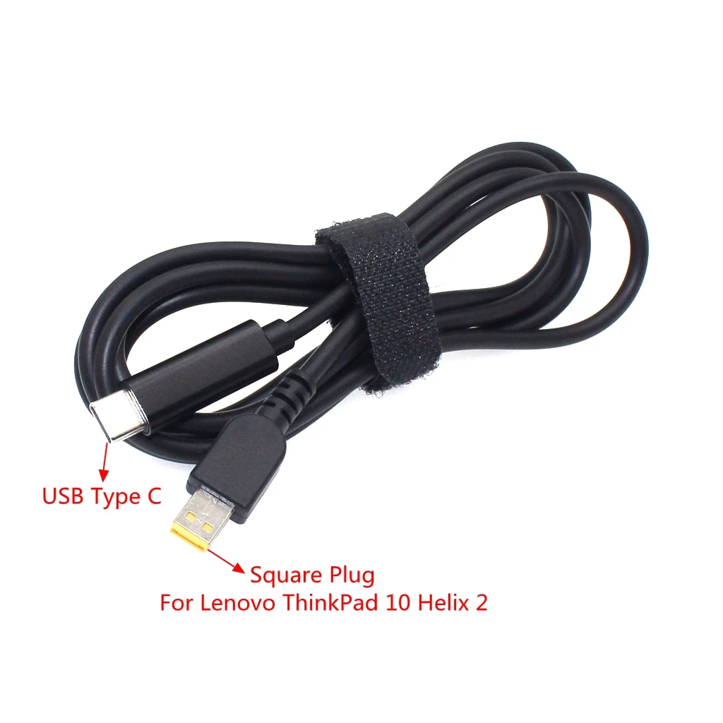 USB Typ C Laptop-Ladekabel für Lenovo Thinkpad 10 ThinkPad Helix 2 4X20E75080 4X20E75080 TP00064A 12 V 3 A Adapter 1,5 m Image