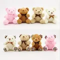 1PCS Creative Plush Bear Toys Small Pendant Mini Cute Soft Stuffed Bears Toy Wedding Activity