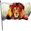 Lion 3x5 Feet Flag -Uv Fade Resistant Flag for Outdoor House Porch Welcome Holiday Decoration Garden