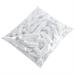 100 Pieces of Plastic Wrap Bowl Lids with Elastic Plastic Stretchable Food Lids