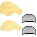 1 Set Makeup Latex Bald Caps Mesh Hair Net Wig Caps For Cosplay Performance Makeup Bald Cap