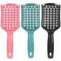 ZTTD Detangling Hair Brush Curly Hair Brush Detangling Brush Scalp Massage Detangling Brush with Flexible for Curly Wet Dry Hair Combing Multiple Color Options