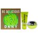 Donna Karan DKNY Be Delicious 2 Pc Gift Set 3.4oz EDP Spray 3.4oz Body Lotion