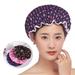 Hxoliqit Night Satin Sleep Hair Sleeping Pack Hat Band Bonnet Wide Salon 3 Silk Soft Cap Bathroom Products Bathing Cap Ear Protectior Household Essentials Shower Caddy