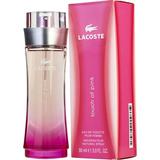 TOUCH OF PINK by Lacoste EDT SPRAY 3 OZ Lacoste TOUCH OF PINK WOMEN