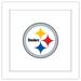 Gallery Pops NFL Pittsburgh Steelers - Primary Mark Wall Art White Framed Version 12 x 12