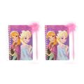 Frozen 2 Pack 60 Page Journal and Maribou Pen (4 x 6 in 60 Pages) Writing Notebook