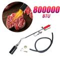 Portable Propane Weed Torch Burner Ice Melter Push Button Igniter with 47 Hose