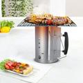 Weloille Carbon Bucket Outdoor Barbecue Rack Stainless Steel Ignition Bucket For Barbecue Stove