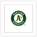 Gallery Pops MLB Oakland Athletics - Primary Club Logo Wall Art White Framed Version 12 x 12