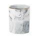 Marble ceramic pencil cup durable makeup brush holder for decoration office school classroom home-Grey tracing