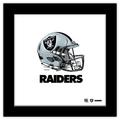Gallery Pops NFL Las Vegas Raiders - Drip Helmet Wall Art Black Framed Version 12 x 12