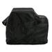 Grill Cover Waterproof Sun Resistant Weather Resistant Grill Dust Cover Drawstring BBQ Grill Cover with Storage Bag Black
