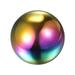 Rainbow Gazing Ball 4.7 Inch 120mm Polished Hollow Ball Stainless Steel Gazing Globe Mirror Ball