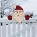 Bicoasu Christmas Must Have! Christmas Decoration Fence Peeping Art Decoration Garden Decoration Courtyard Wall Sign(Buy 2 Get 3)