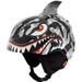 Giro Launch Plus Toddler Ski Helmet - Snowboard Helmet for Boys & Girls - Black/Grey Tiger Shark - XS (48.5-52 cm)