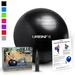 Exercise Balls For Fitness Stability & Yoga - Workout Guide Included - 85CM / Black