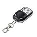 4 Buttons 315/433MHZ Garage Door Door Entry Transmitter (Black+Silver)