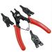 East buy Circlip Pliers Kit?Multi-function 4 in 1 Snap Ring Pliers Plier Set Circlip Combination Retaining Clip Hand Tool(red)