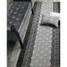 Cut Hallway Runner Rug Slip Resistant 31 Inch Wide X Your Choice Of Length Checkered Anthracite 31 Inch X 7 Feet