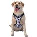 Bingfone Blue And White Porcelain Pattern No Pull Dog Vest Harness For Small Medium Large Dogs Strap For Puppy Walking Training Dog Harness-X-Large