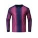 Yeahdor Kids Boys Soccer Goalkeeper Uniform Padded Goalie Shirt Football Training Quick-Dry Tops Long Sleeve T-shirt Navy Blue&Hot Pink 13-14