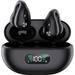 Clip On Ear True Wireless Noise Cancelling Sports Headphones - Compatible with Apple & Android IPX5 Rating Sweat Resistant Earphones Stereo Sound Bluetooth Headphones