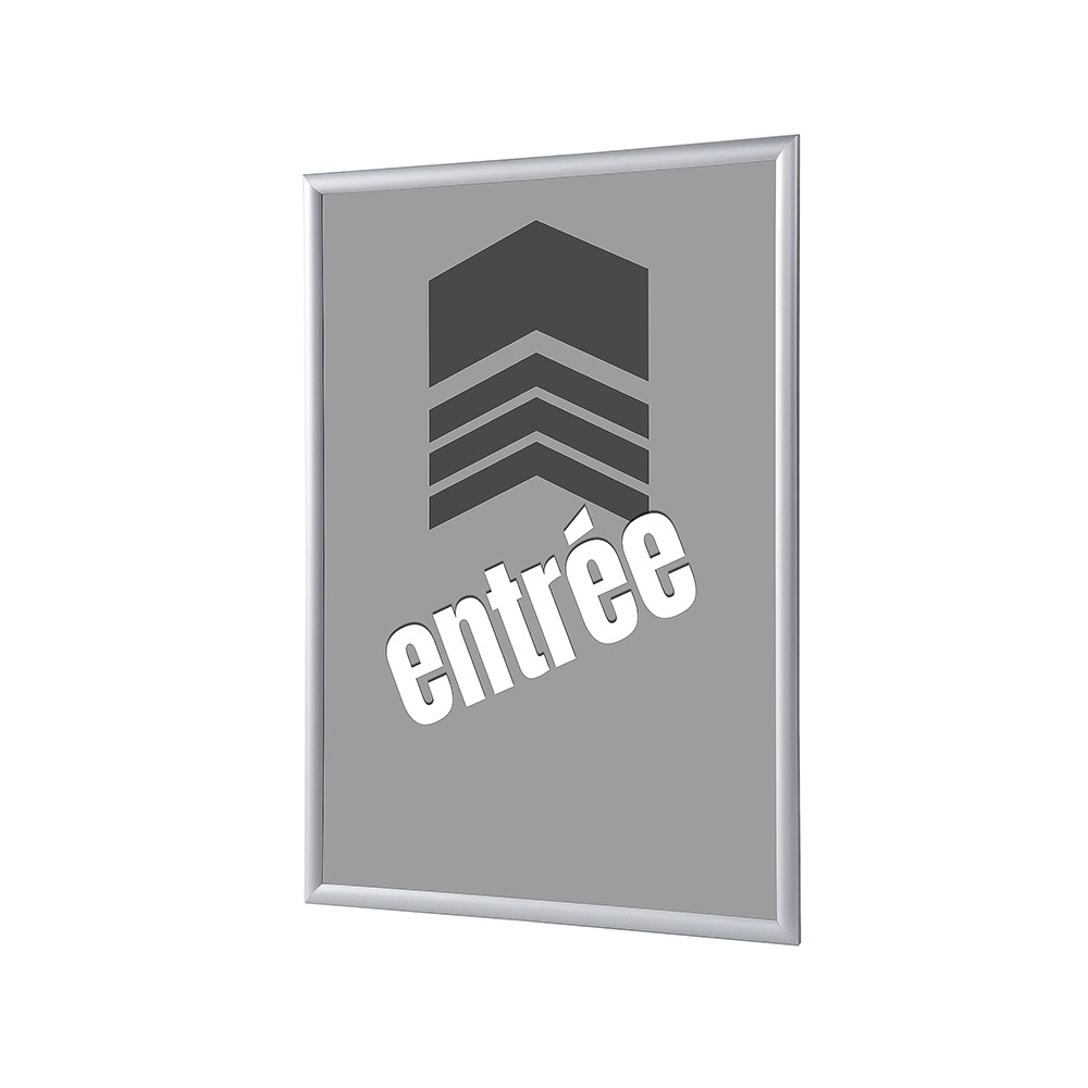 SHOWDOWN Displays Showdown Klapprahmen - DIN A4 - Komplett-Set - Entrée Grau Französisch - Grau/Silber Image