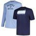 Men's Fanatics Branded Navy/Light Blue Memphis Grizzlies Big & Tall Short Sleeve Long T-Shirt Set