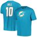 Men's Fanatics Branded Tyreek Hill Aqua Miami Dolphins Big & Tall Player Name Number T-Shirt